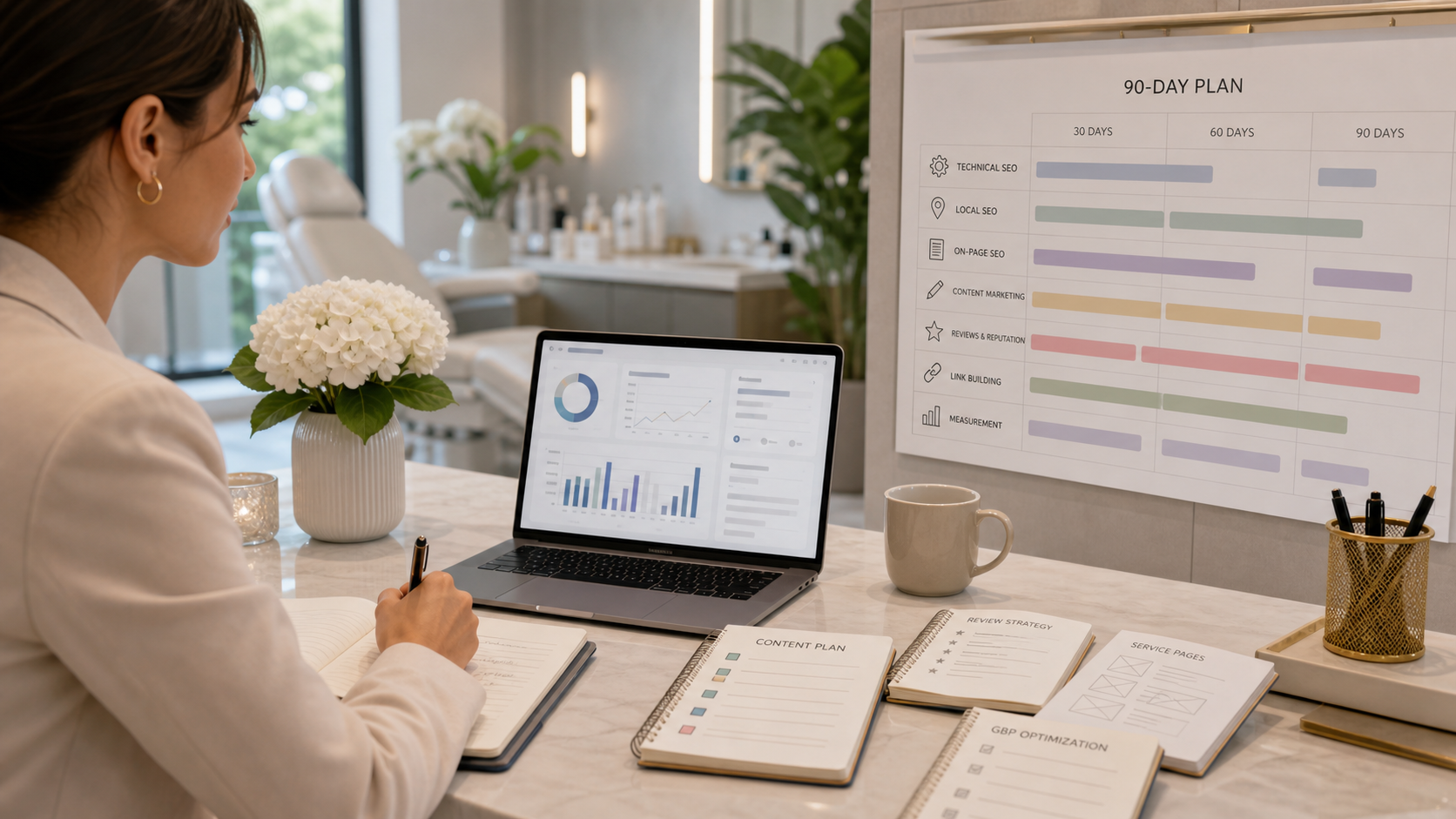 90-Day Med Spa SEO Plan: What to Fix First for Faster Search Momentum