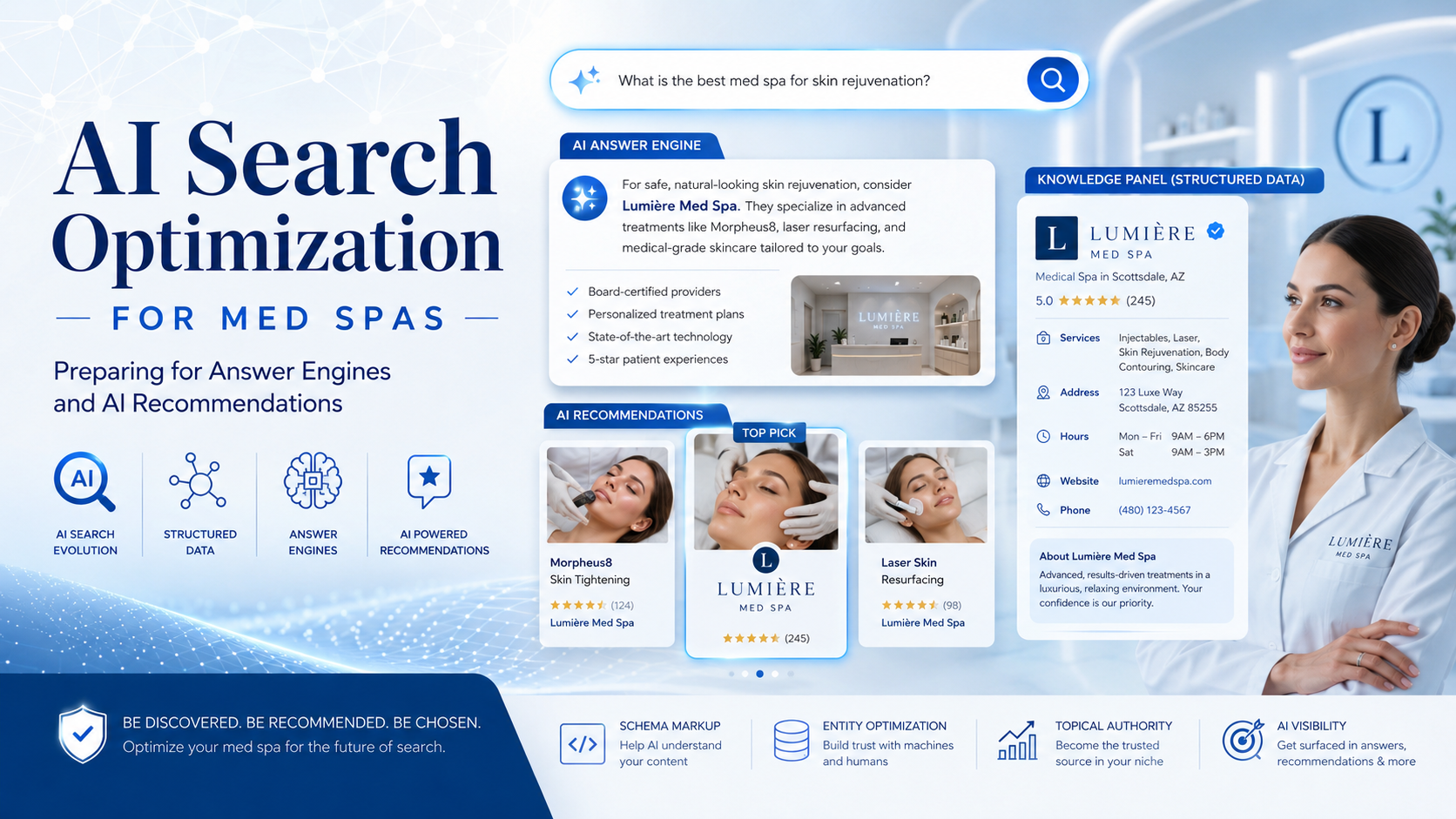AI Search Optimization for Med Spas: Preparing for Answer Engines and AI Recommendations