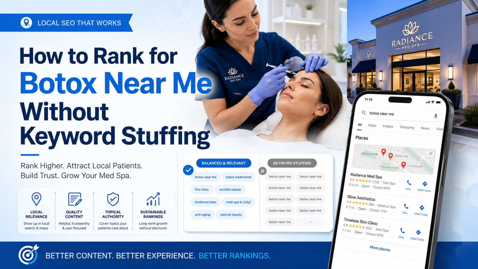 How to Rank for Botox Near Me Without Keyword Stuffing