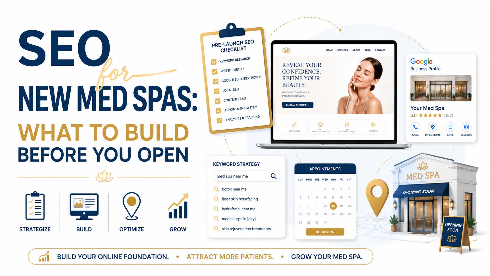 SEO for New Med Spas: What to Build Before You Open