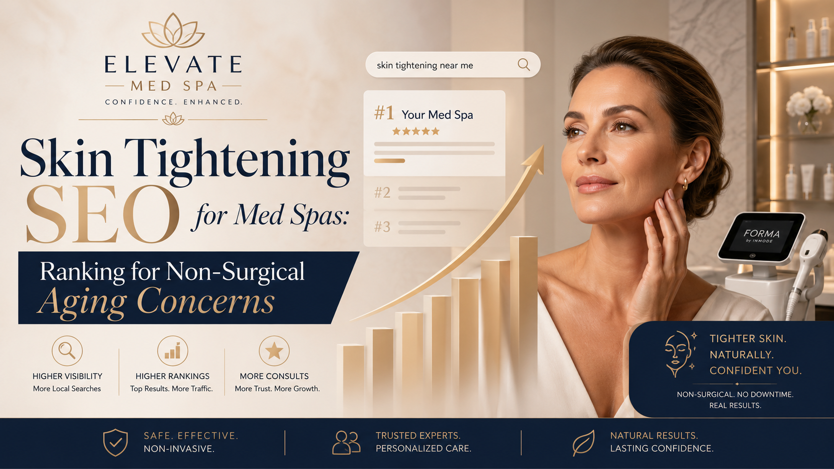 Skin Tightening SEO for Med Spas: Ranking for Non-Surgical Aging Concerns