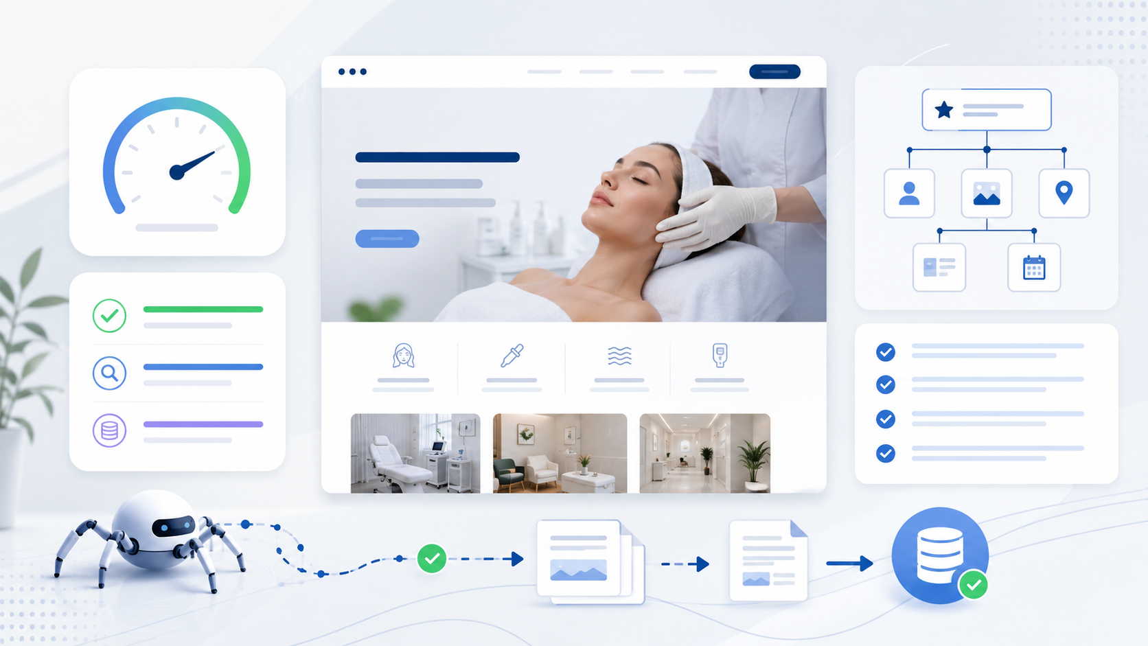 Technical SEO for Med Spa Websites: The Crawl, Speed, and Schema Checklist