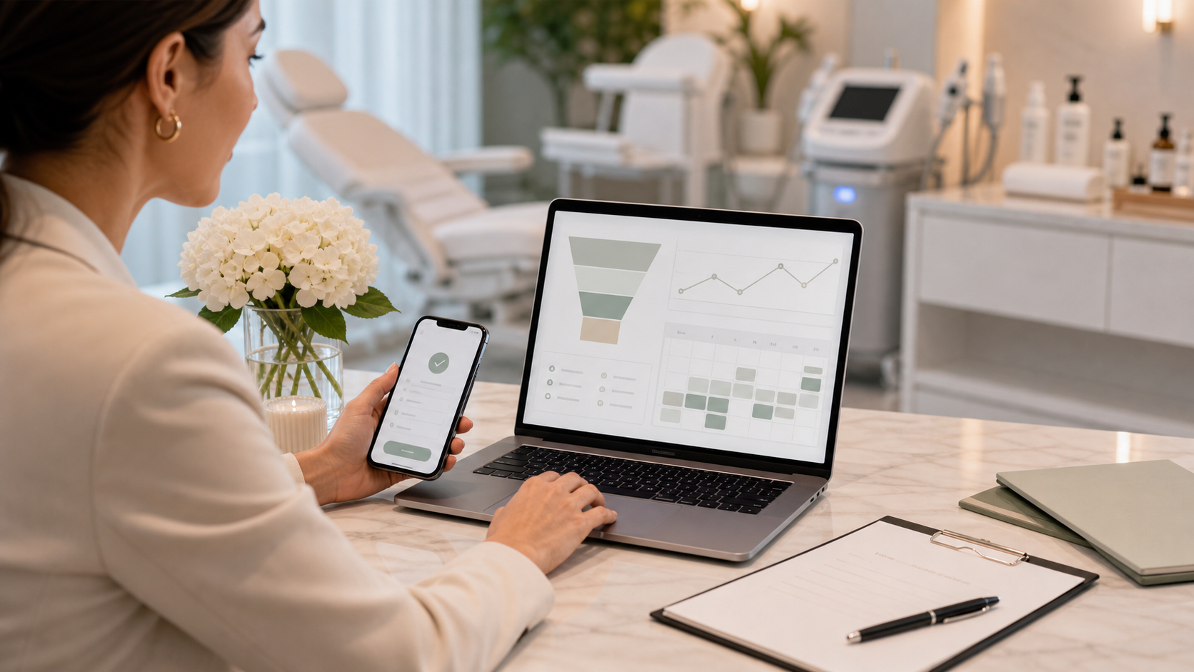 Consultation conversion funnel