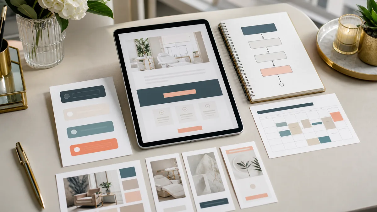 Consultation CTA planning cards and booking path notes